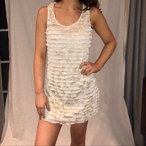 Ruffled Mini Dress